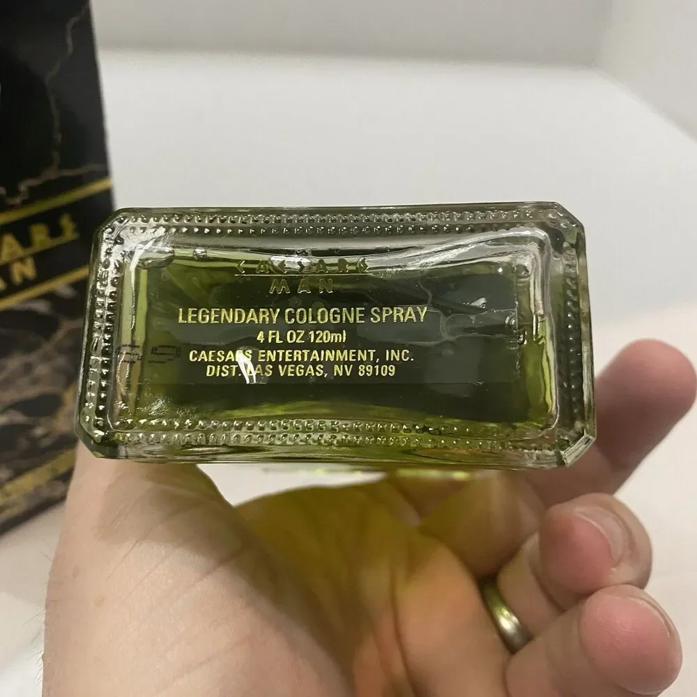 Vintage DISCONTINUED Caesar's Man LEGENDARY Cologne Spray 4fl Oz Open Box